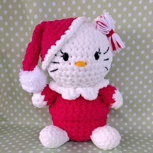 Hello Kitty Red and White Plush Doll